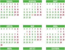 Официальные праздники и выходные дни в россии Когда будут праздничные выходные